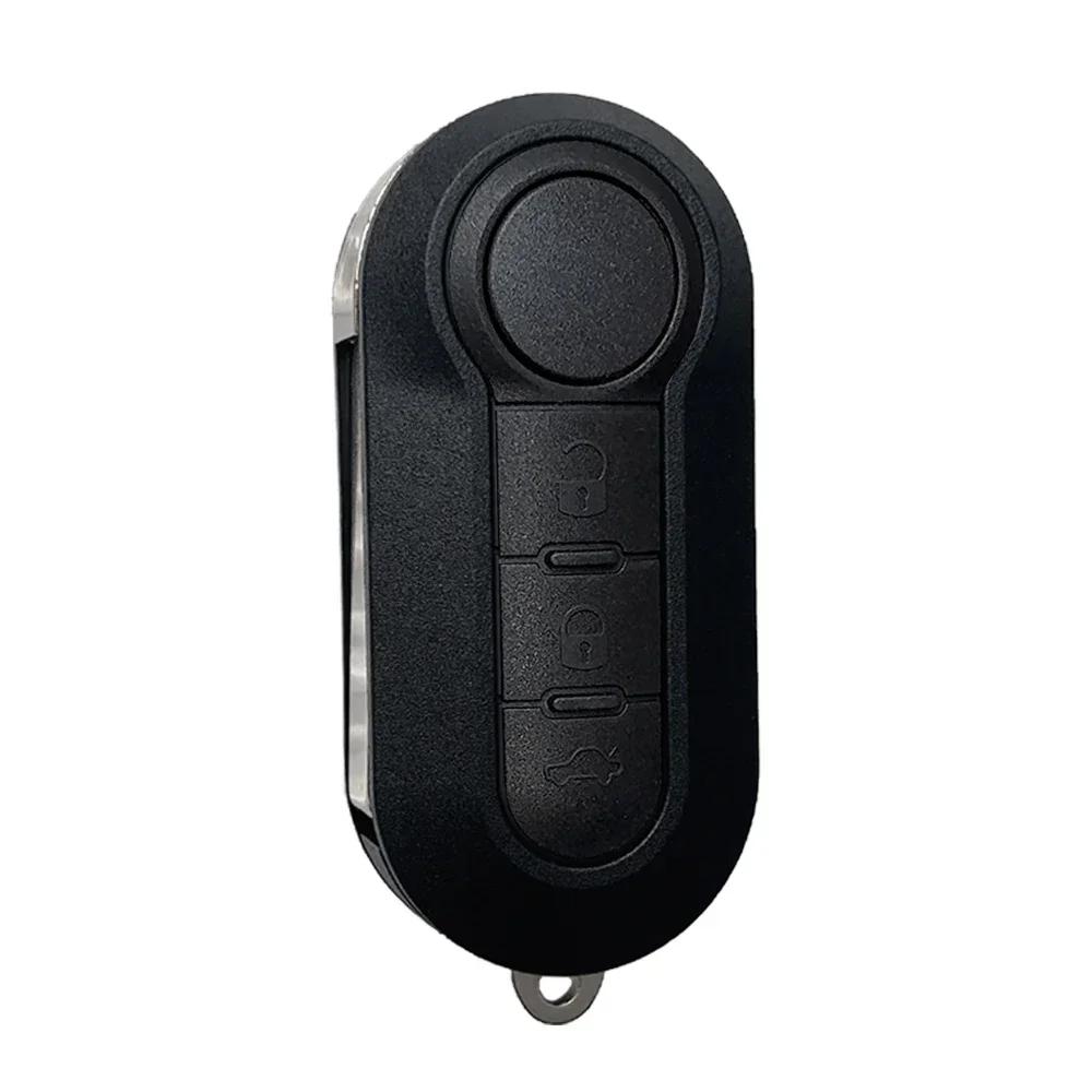 YOCASTY Flip Folding Car Key Shell Case Cover For Fiat 500 Doblo Bravo Ducato Qubo Grande Punto SIP22 Blade 2/3 Button
