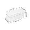 1 Stück Schreibtisch Schubladen Organizer Aufbewahrungsbox für Schreibwaren Kunststoff Make-up Aufbewahrung Transparente Aufbewahrungsbox