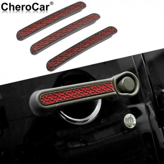 

Exterior Door Grab Handle erts Cover Trim Decor for Jeep Wrangler JK 2007-17