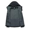 Men's Winter Fleece Outdoor Jackets Camping Hiking Trekking Fishing Climbing Cargo Hoodie Coat