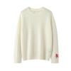 Women's 100% Pure Cashmere Fish Embroidery Sweater - Autumn/Winter Round Neck Knit Pullover, One Size