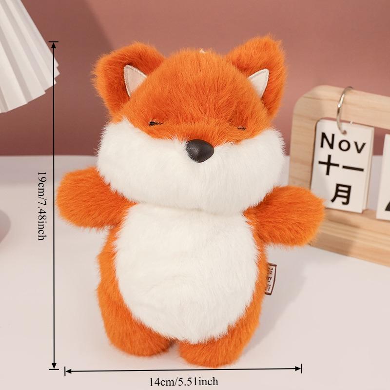 Cute Soft Anime Panda Plush Toy New Cartoon Capybara Pillow Kawaii Fox Plushie Doll Friend Birthday Toy Fun Christmas Gifts