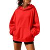 Women's Long Sleeve Neck Pullover Hoodie for Casual Daily Wear