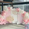 Pastel Pink Balloons Arch Kit Baby Pink White Ballon Garland Birthday Party Baby Shower Gender Reveal Wedding Anniversary Globos