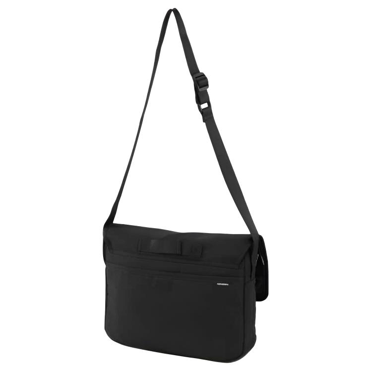 New Converse Polyester Messenger Bag, Shoulder Bag, Crossbody Bag Unisex Black UA5802-023