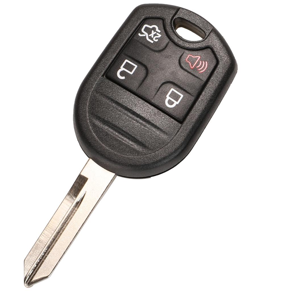 Jingyuqin 4 Tasten Fernbedienung Schlüsselloser Autoschlüssel für Ford Edge Escape Expedition Explorer Gehäuse