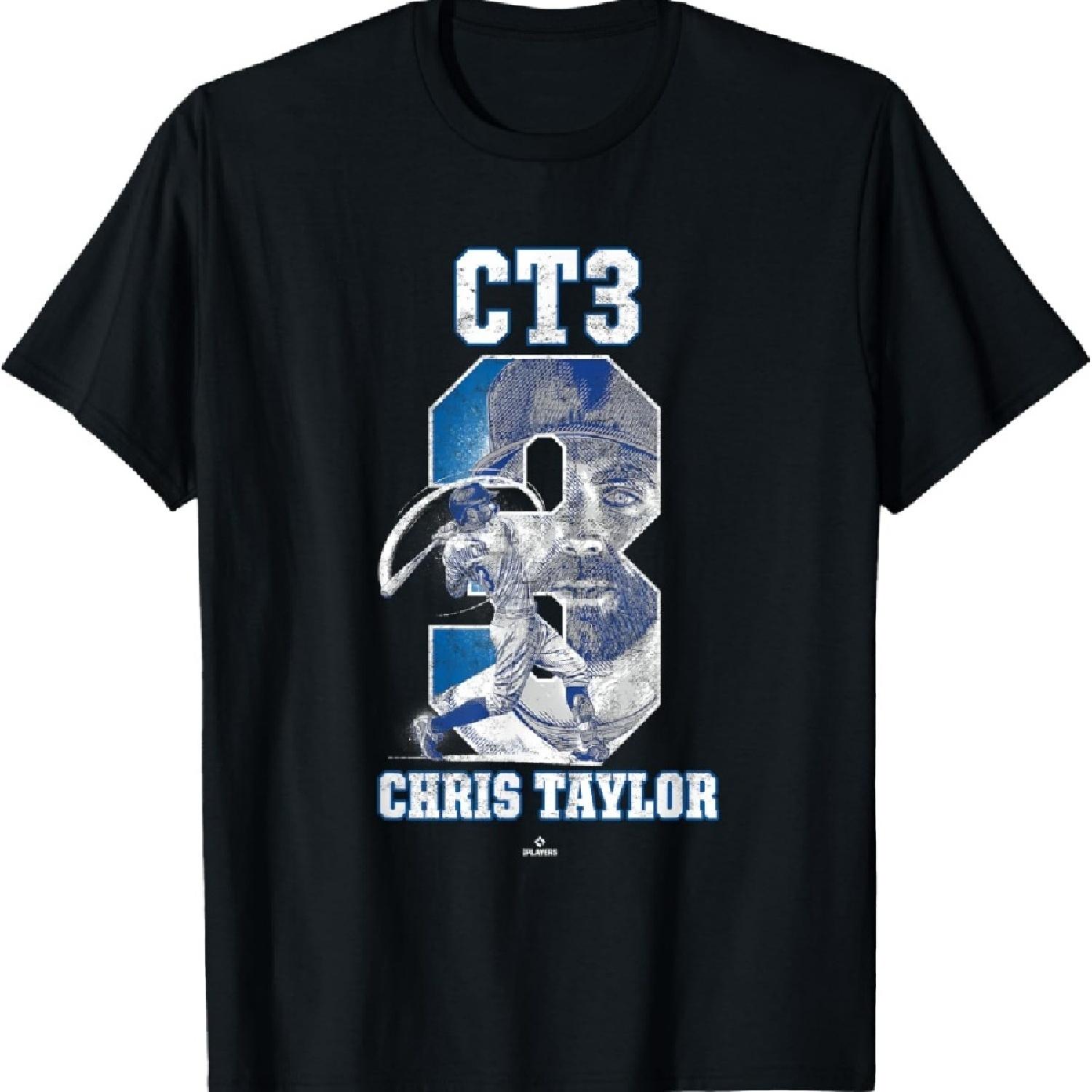 

BallPark MVP Men s CT3 Chris Taylor Los Angeles California MLBPA T-Shirt - Black, Small_1 XXXXXL