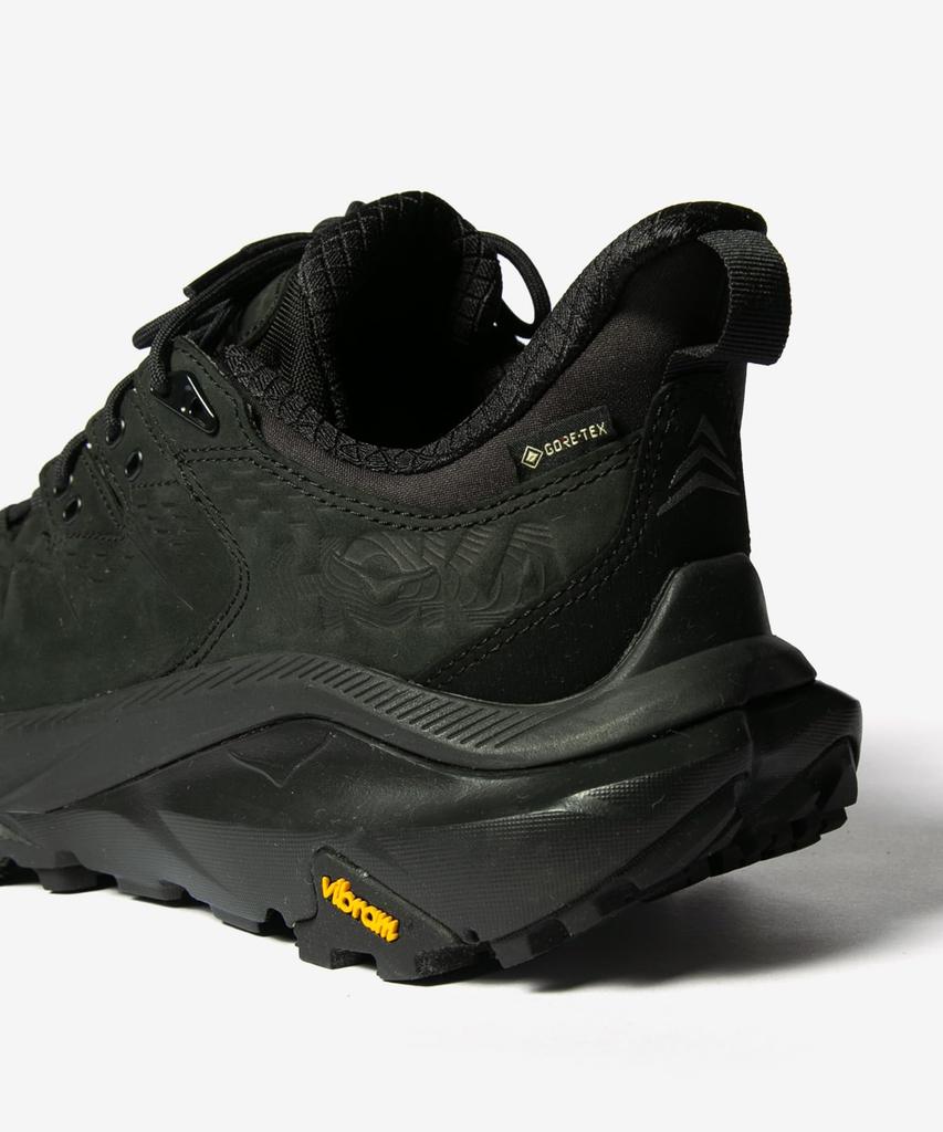 Hoka One One Kaha 2 Low GTX Sneakers Size D (1123190F), Men's Gore-Tex, Black/Black, (25.5 cm) [Used]