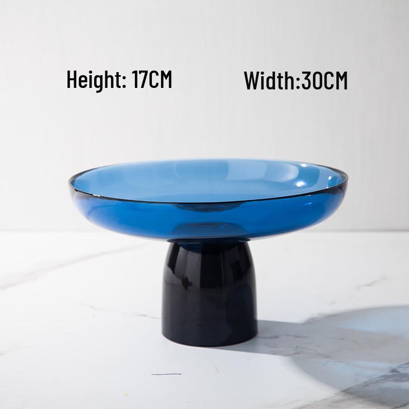 

Light Luxury Glass Fruit Plate & Dessert Stand