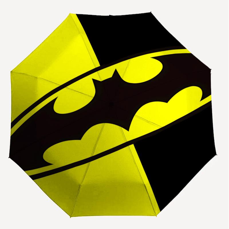 1PC Batman logo Umbrella-8-Rib Reinforced, Automatic Open, Lightweight & Durable, Cute Fashion Accessory for Outdoor, D2661