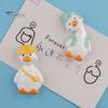 Fridge Magnet Resin Various Styles Lovely Crooked Neck Cartoon Duck Magnetic Decorative Craft Home Door Window 3D Sticker Household Supplies