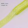 25mm 5meters Organza Ribbon Christmas Wedding Decor DIY Sewing Fabric Chiffon Lace Ribbon Hair Bow Gift Bouquet Decoration
