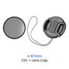 CPL Filter Ultra Slim Optics Multi Coated Circular Polarizer Camera Lens Filter 37mm 49mm 52mm 58mm 67mm 72mm 77mm 82mm