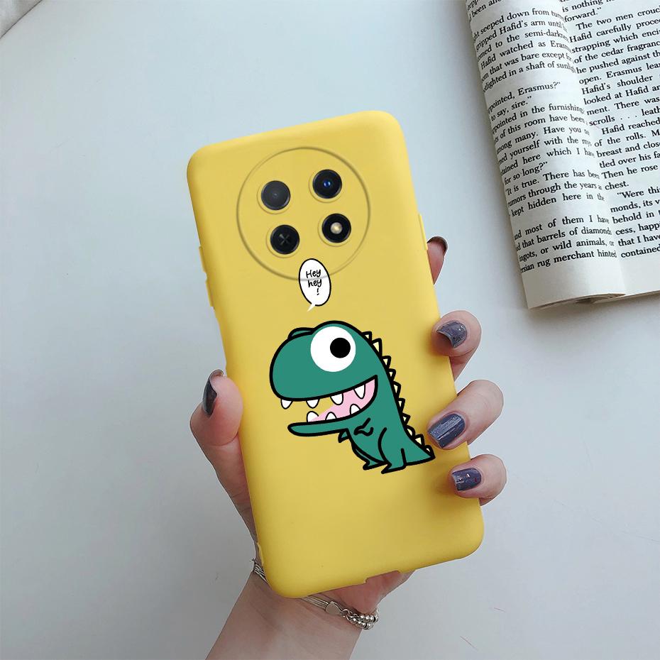 For Huawei Nova Y91 Case 2023 Cute Cat Cartoon Funda Soft Silicone Back Cover For Huawei NovaY91 Y 91 STG-LX1 STG-LX2 Phone Case