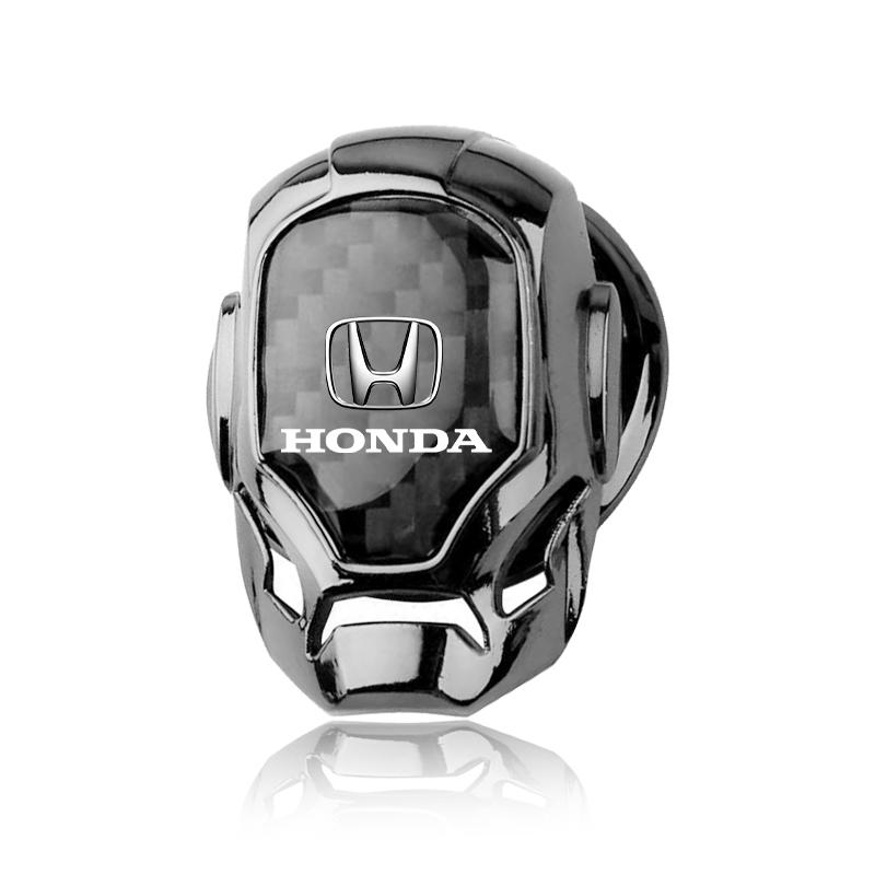 1Pcs Car One-Click Start Buttons Protective Cover Decoration For Honda Fit Mugen Insight Type S R VTEC DOHC Modulo Vezel Legend RR Si