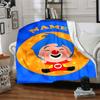 Coperta Stampata a Tema Plim Plim con Nome Personalizzabile - Perfetta per Divano, Letto, Viaggi e Uso Esterno | Lavabile in Lavatrice, Accogliente e Durevole.