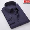 Men's Shirt Middle-aged Long-sleeved Shirt for The Elderly Dad Set Loose Old Clothing Grandpa Shirt
