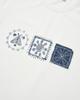 Kalagteo (W) Stamp Crop Half T-Shirts / Off White