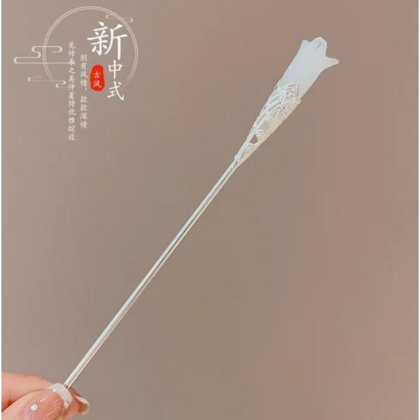 

Роскошная заколка для волос с цветами для женщин в китайском стиле, с цветочной бабочкой и кисточкой, элегантная металлическая ювелирная заколка для волос, заколки для волос