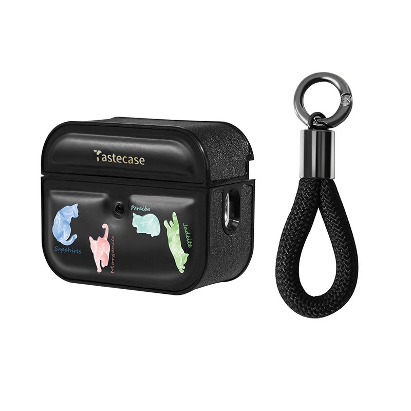 

Earphone Sleeves for Apple Airpodspro Second Generation Magnetic Earphone Protective Cover Original Fancy Bluetooth Airpods4/3/2 Cute Earphone Case Apple AirPods 4 Jewel Cat