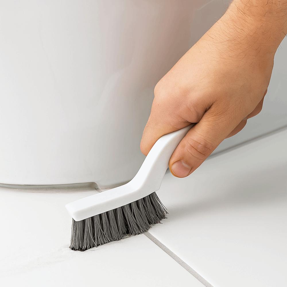 2Pcs Hard Bristle Crevice Cleaning Brush Plastic Tile Gap Brush Floor Seam Brush  Kitchen Gadgets