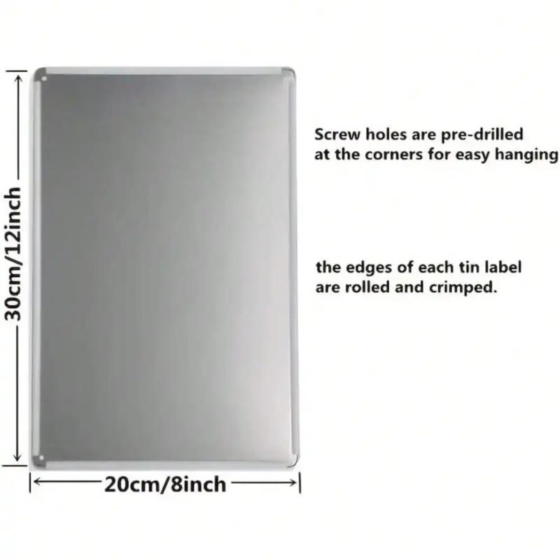 Vintage Office Metal Plaque Humor Wall Decor Workplace Gift Sarcastic Warning Sign