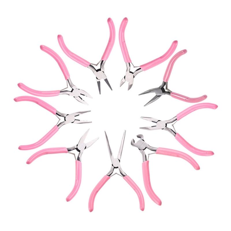 Heavy Duty Pink Crafting Pliers Featuring Reinforced Steel Construction Flexible Jaw Design Suitable For DIYer Projects