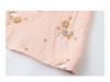 Chinese National Style Embroidered Summer Dress with Beading In Floral A-line Design