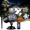 Bright Outdoor Waterproof Snowflake Projector Light for Christmas & Halloween