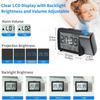 180° Rotatable Projection Digital Alarm Clock LED Display Temperature Display Bedside Clock Brightness Dimmer 3D Wall Projection
