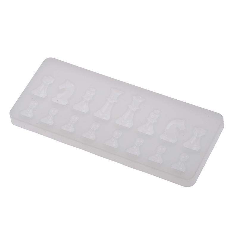 

Silicone Resin Molds International Chess Shape Silicone Mold For Diy Jewelr one size