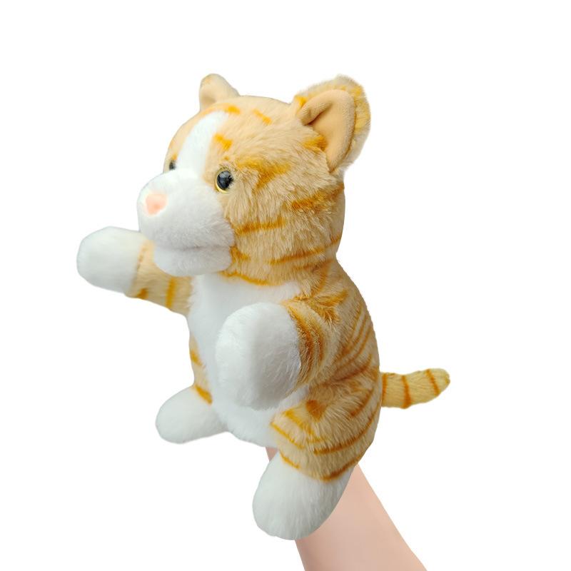 

Джунгли Мягкая игрушка Животное Хлопок PP Ручная кукла Мультфильм Дети Милая игрушка Cat