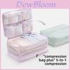 Travel Organizer Bag With Memory Fabric For Clothing And Underwear Storage