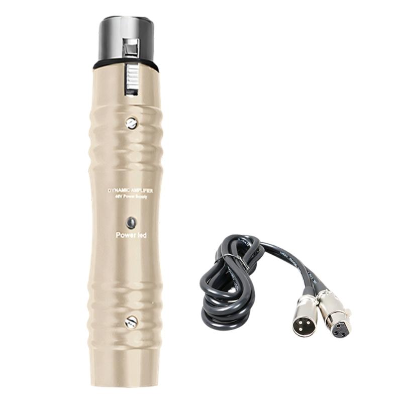 Durability Metal Handheld Microphone Preamplifier 48V Amplifier Ideal For Stage Performances And Public Speaking