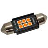 C5W LED Bulb SV8.5 12-24V CANBUS 36mm - Orange Off-Road