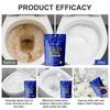 Toilet Bowl Cleaning Foam Powder: Odor & Stain Reducer with Long-Lasting Fresh Fragrance
