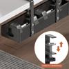 Minimalist Cable Tray Clamp Cord Holder Steel Cable Management  Under Desk