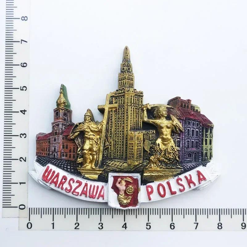 Poland Wavel Castle KRAKOW Ψυγείο Μαγνήτες Wroclaw Castle Τουριστικά αναμνηστικά Μαγνητικό αυτοκόλλητο Διακόσμηση σπιτιού Polska Gifts Idea
