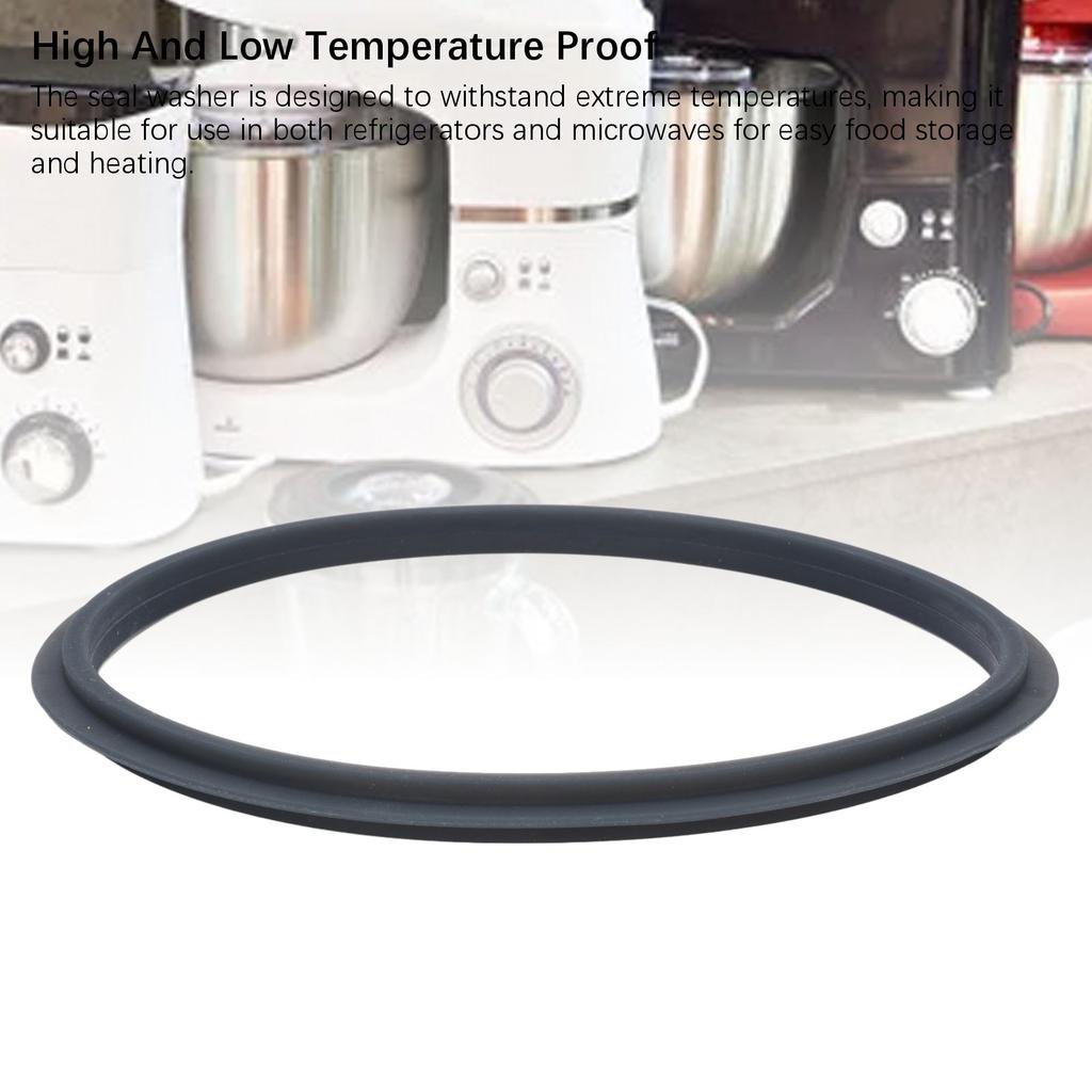 Food Processor Seal Gasket Food Grade Silicone Food Processor Replacement O Loop Sealing Gasket for Kitchen Appliance