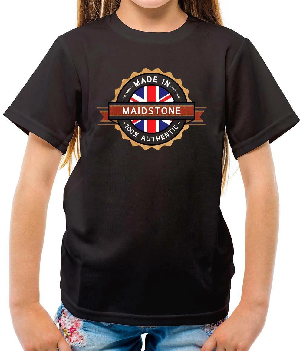 Made In MAIDSTONE 100% Authentic - Kids T-Shirt - Born In - Hometown - Personal 120