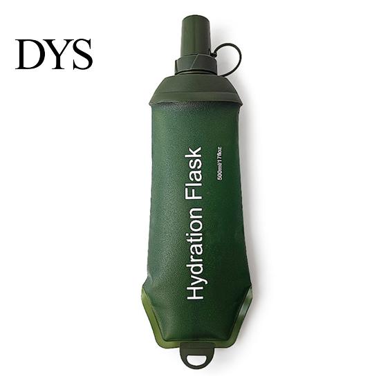Faltbarer Trinkwasserbehälter TPU Weichflasche Feldflasche Lebensmittelqualität Auslaufsicher Sport BPA Frei Auslaufsicher Faltbar Outdoor Hydration