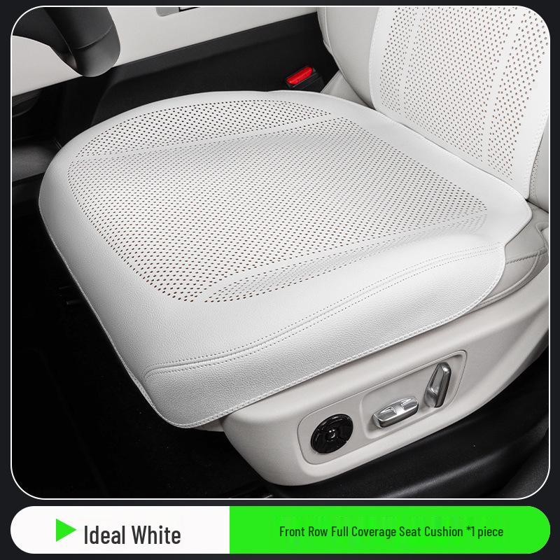 Universal Perforated Breathable Car Seat Cushion for Five-Seat Vehicles - Year-Round Ventilation
