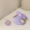 Small Dog Harness Leash Set Reflective Strap Night Safe Pet Dog Vest Flower Decoration Adjustable Chest Belt Quick-Release Buckle Step-in Harness for