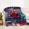 1pc Spider-Man: Scarlet Spider blanket Soft and Warm for Sofa Office Camping Travel Livingroom Great Gift for Friends and Family Comfortable