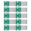 10Pcs USB Type A Male Plug To DIP Adapter Board 4 Pin 2.54mm Pitch