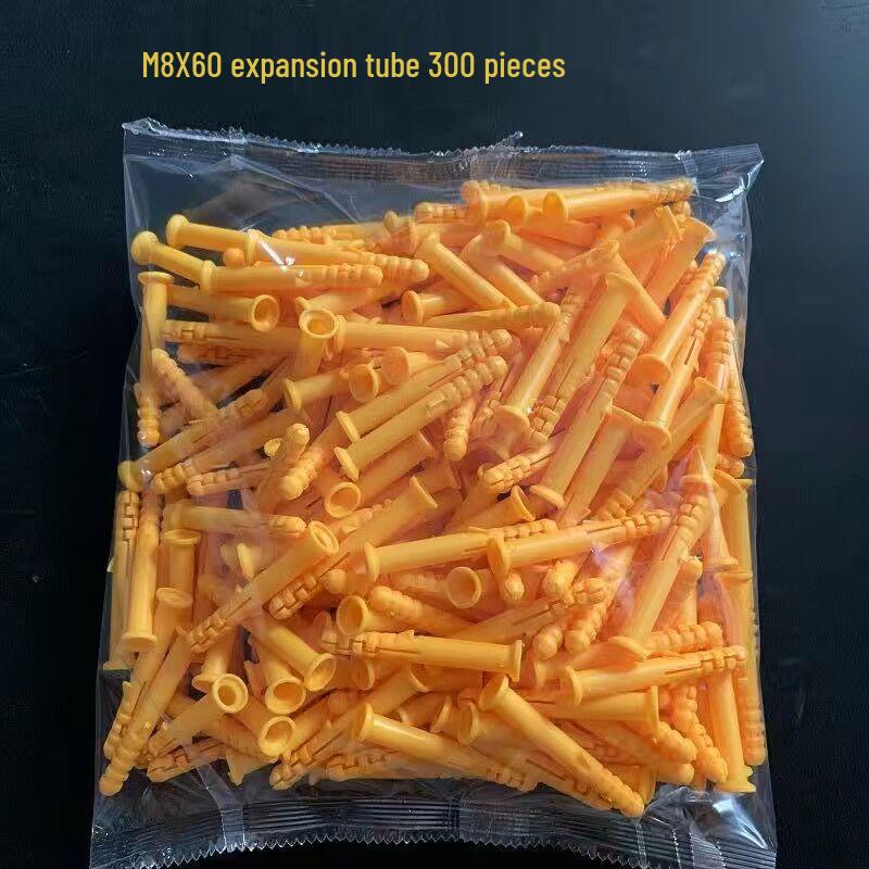 M6 Plastic Expansion Tubes & Wall Plugs for Self-Tapping Screws (6mm & 8mm)