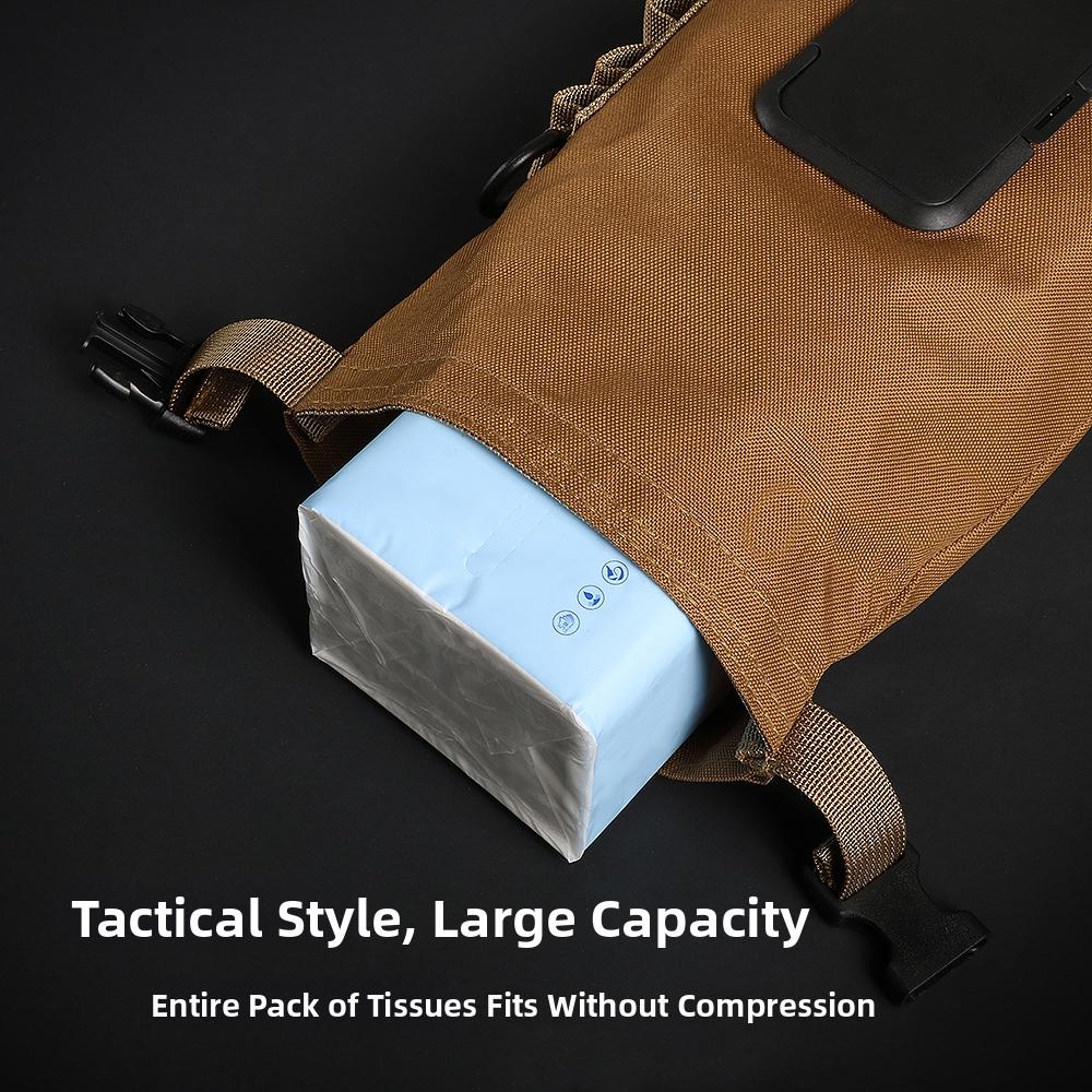 Outdoor Camping Tissue Storage Bag Portable Napkin Holder for Picnics and Travel Lightweight and Convenient Tissue Container Box