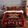 Roman Emblem Motif Bedding Duvet Cover Sets Duvet Covers Pillowcases Gifts (1 * Duvet Cover 2 * Pillowcases, Without Duvet Insert)
