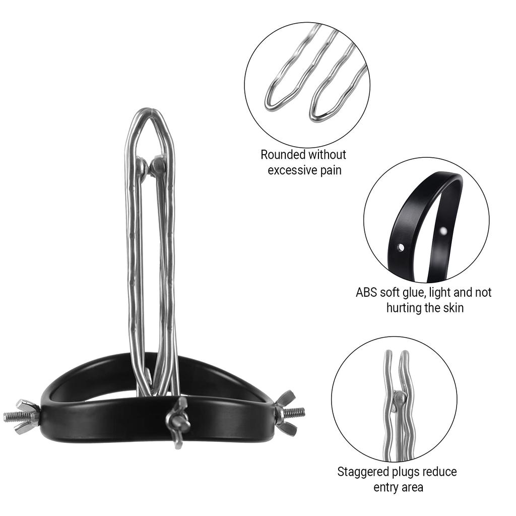 Stainless Steel Anal Expander Tool - Adjustable Size Metal Dilator for Adult Anal Stretching Training & Sphincter Relaxation