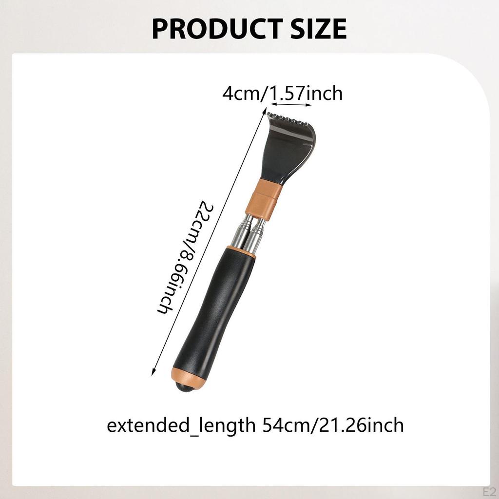 Rückenkratzer Massagegerät Edelstahl Ausziehbar für sanftes Kratzen